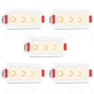 5 Spot Mini Triplo Downlight Led Embutir Varanda Bet90 5 Spot Mini Triplo Downlight Led Embutir Varanda Bet90