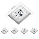 5 Spots Quadrado Embutir Recuado Ar111 Gu10 Save Energy 5 Spots Quadrado Embutir Recuado Ar111 Gu10 Save Energy