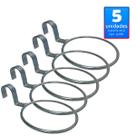 5 Suporte Anel 12cm Com Encaixe P/ Pallet, Treliça Sem Vaso
