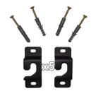 5 Suporte Tv Universal Metal Fixo Para Led Lcd E Monitor 47