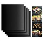 5 Tapetes Mantas Teflon Antiaderente Churrasqueira Forno