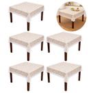 5 Toalhas Mesa PEVA Rendada Impermeável Elegante Lavável