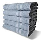 5 Toalhas Super Felpudas Grande e Grossa Algodão 80x150 Azul