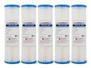 5 Un Filtro Plissado Hydronix Cavalete Lavável 10" 50 Micras