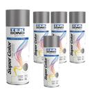 5 Un Tinta Spray Grafite 350ml 250g Alta Fixacao Tekbond 5 Un Tinta Spray Grafite 350ml 250g Alta Fixacao Tekbond