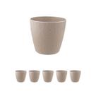 5 un Vaso plantas colmeia decorativo flor G CINZA