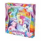 5 Unicornios Familia De Vinil Coloridos Apolo Brinquedos