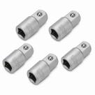 5 Unidaddes Adaptador Para Soquetes Cr-V 1/4F x 3/8M - PHB