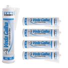 5 Unidades Cola Vedador Calha Alumínio 300ml Tekbond