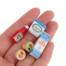 5 unidades/conjunto 1:12 Dollhouse Miniature Food Mini Tomat