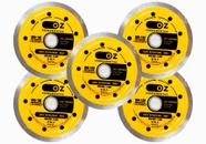 5 Unidades Disco Diamantado Liso/contínuo 4 ( 110mm ) 5 Unidades Disco Diamantado Liso/contínuo 4 ( 110mm )