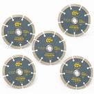 5 Unidades Disco Diamantado Segmentado 110mm - Rino