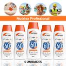 5 Unidades Protetor Solar Nutriex Fps60 Pele Saudável 120ml