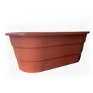 5 Vasos Parede Meia Lua Grande Para Jardim Vertical 6,5 L