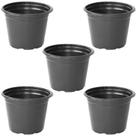 5 Vasos Plastico 1L Planta Pequena Drenagem Muda Cacto Horta