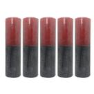 5 Velas Votivas 7 Dias Bicolor Vermelha E Preta 210 Gramas