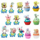 50 Apliques 50 Toppers Bob Esponja 50 Apliques 50 Toppers Bob Esponja