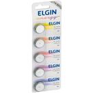50 Bateria Moeda Cr2032 3v Pilha Lithium Elgin Cartela