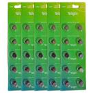 50 Baterias Pilha Elgin LR41 AG3 LR736 1,5V Alcalina 5 Cartela Blister com 10 Unidades Original