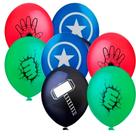 50 Bexigas Balão VIngador N11 Decoração festa Herois mais cor