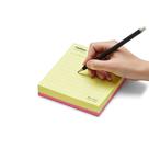 50 Blocos Autoadesivos Memo Notes 76x76mm Amarelo 100 Folhas Para Recados Anotações Revenda Lojista