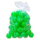 50 Bolinha De Piscina Verde Cor Unica Infantil Não Amassam