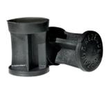 50 Buchas plásticas pretas para enchimento cartucho de metal tamanho 28