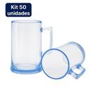 50 Canecas De Chopp Acrílico Premium Lisas 300ml