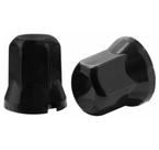 50 Capa De Porca Cromada Sextavada Preta Black 27mm