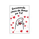 50 Cartões Agradecimento - Encomenda Cheia De Amor Pra Tu - Tam: 7 x 10 cm