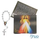 50 Cartões com Mini Terço de Jesus Misericordioso