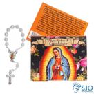 50 Cartões com Mini Terço de Nossa Senhora de Guadalupe