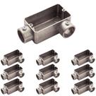50 Condulete Alumínio LL 3/4 Sieg S/placa S/rosca