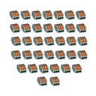 50 Conector Emenda 3 Polos Cinza Para Cabos 0,08- 4,0Mm Wago 50 Conector Emenda 3 Polos Cinza Para Cabos 0,08- 4,0Mm Wago