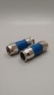 50 Conectores Coaxiais RG6 De Compressão Metal 50 Conectores Coaxiais RG6 De Compressão Metal