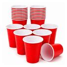 50 Copos Americano Descartável 400ml Beer Pong Festa Cerveja Vermelho Red