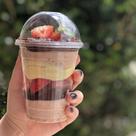 50 Copos Bolha PET sem divisória de 300 ml sem furo - ideal para copo da felicidade, bolo de pote