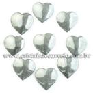 50 Corações de Pedra Hematita Lapidada Calibrada para Pingentes, Colares, Brincos e Pulseiras - 24x23mm