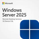 50 Device CAL RDS 2025 Microsoft Licenças de Acesso Remoto para Windows Server 2025