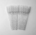 50 Escovinhas Descartáveis para Cílios e Sobrancelhas - Azul, Rosa, Preto e Branco