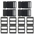 50 Fechos 15mm Engate Rápido 50 Reguladores Malas Bolsas Bag