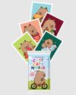 50 Figurinhas Cute Capy World Pixel = 10 Envelopes