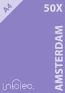 50 Folhas Papel Color Plus Amsterdam (Roxo) A4 180g