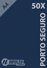 50 Folhas Papel Color Plus Porto Seguro (Azul Marinho) A4 180g