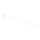 50 Gancho Para Tela 0,25cm - Arame 4mm Branco