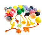 50 Geleca Gruda Pega Tazo Com Capsula Para kit Festa Infantil Lembrancinha Aniversario Prenda