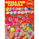 50 Geleca Gruda Pega Tazo Estica Puxa Para Kit Festa Brinquedo Infantil Prenda Lembrancinha