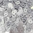 50 gramas Lantejoula 8mm Argolinha 2 furos Chumbo 22618 050 1005SA81
