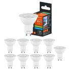 50 Lâmpadas Led Dicroica Ho 6w Branco Frio 6500k 550lm Bivolt Gu10 Ledvance