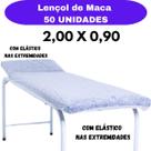 50 Lençol Descartável TNT Branco Para Maca 2,00x0,90CM Com Elástico Higiene e Praticidade 50 Lençol Descartável TNT Branco Para Maca 2,00x0,90CM Com Elástico Higiene e Praticidade